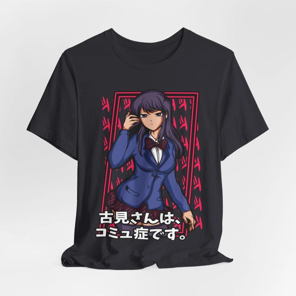 

Komi Can t Communicate Anime Tee, Graphic Design Unisex Jersey T-Shirt, Manga XXL