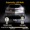 Ruiandsion 2 Pack 1157 LED 6000K White Light Bulb BAY15D P21/5W Universal AC 6-30V
