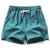 Pantaloni da tuta leggeri da uomo per il fitness, estivi casual con tasche, pantaloncini basic a tinta unita, pantaloncini corti da jogging e da spiaggia da uomo