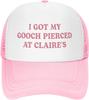 Funny Trucker Hats for Women Hot Pink Funny Gag Baseball Cap for Girls Women Men Hat