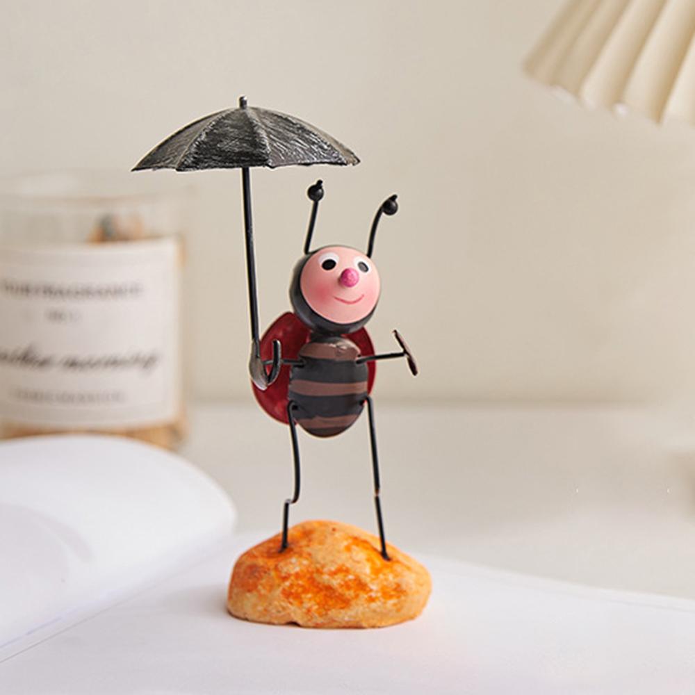 

Country Style Ladybug And Ant Model Decorations Creative Living Room Study Window Craft Ornaments Gifts