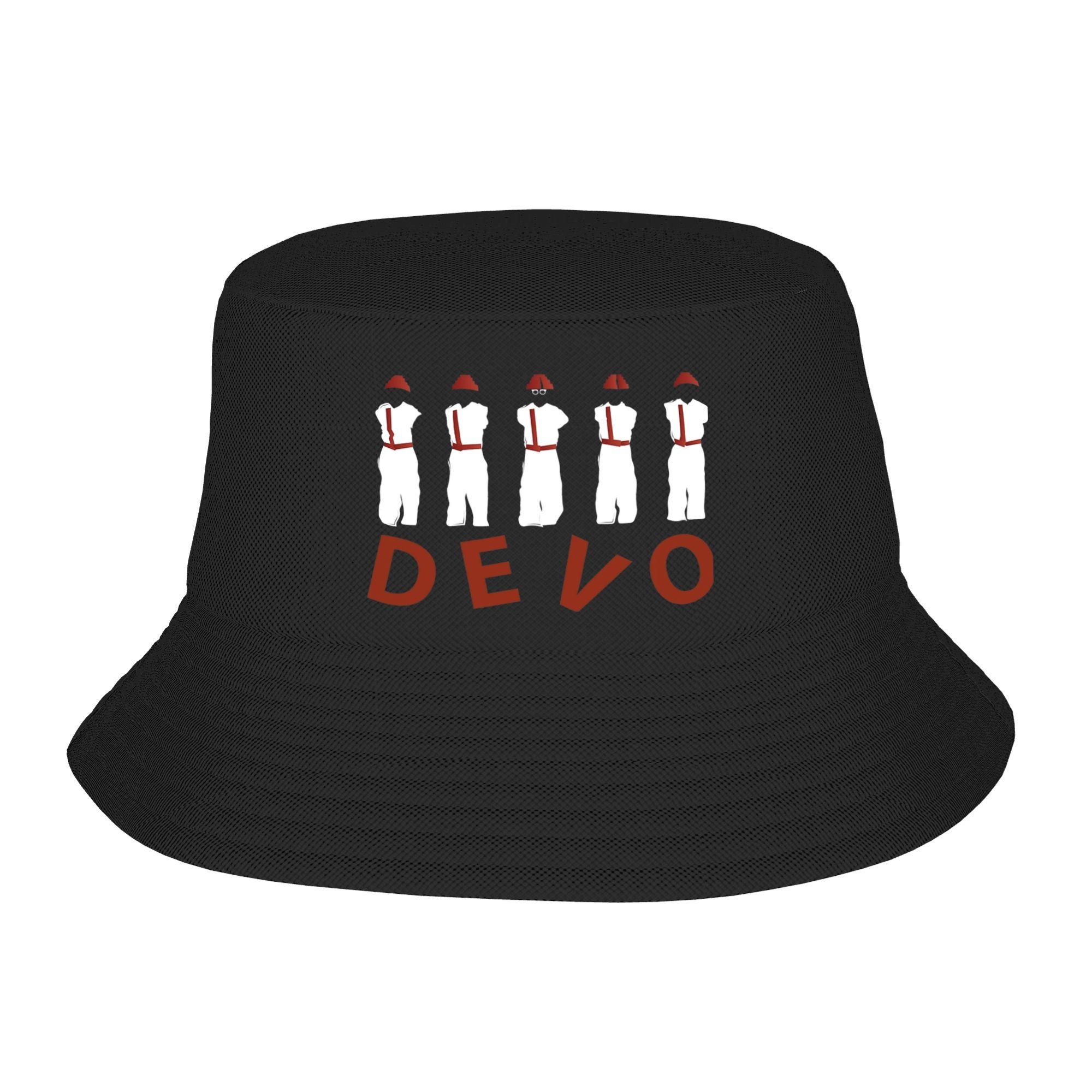 

Шляпа-ведро Devo Band для мужчин и женщин Рыбацкие шапки Винтажные кепки для путешествий и походов Дышащие Солнцезащитные шляпы с гавайским принтом One Size