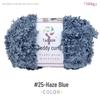 Laine Teddy Bouclette: Fil à crocheter et à tricoter DIY fait main pour écharpes et poupées