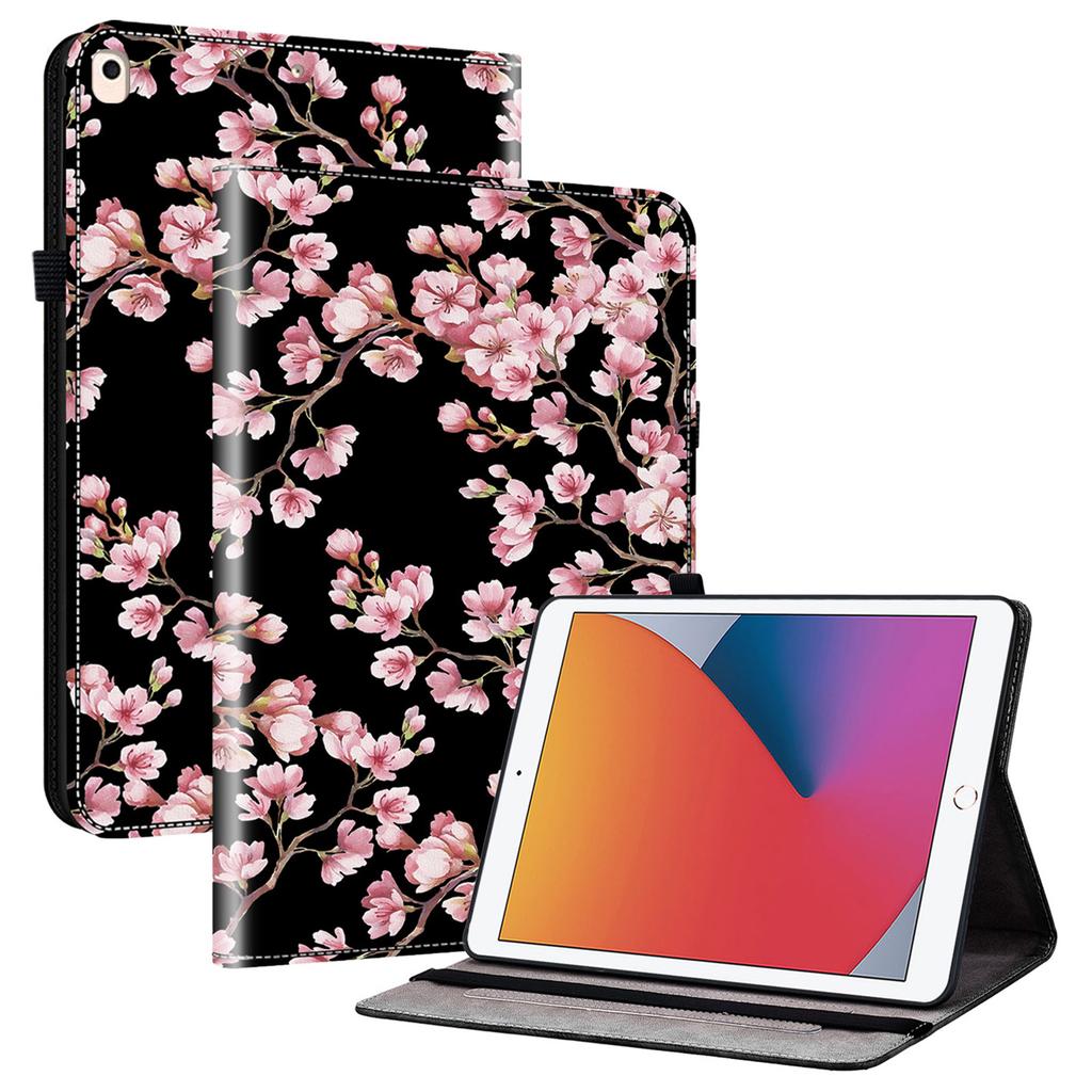 For iPad 10.2 (2021)/(2020)/(2019) Flip Case Pattern Printing Tablet Cover with Card Holder