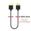 Flexible HDTV Cable Highly Speed 18Gbps Transfer for 4K Clearly Video Streaming High Performances Video Quality