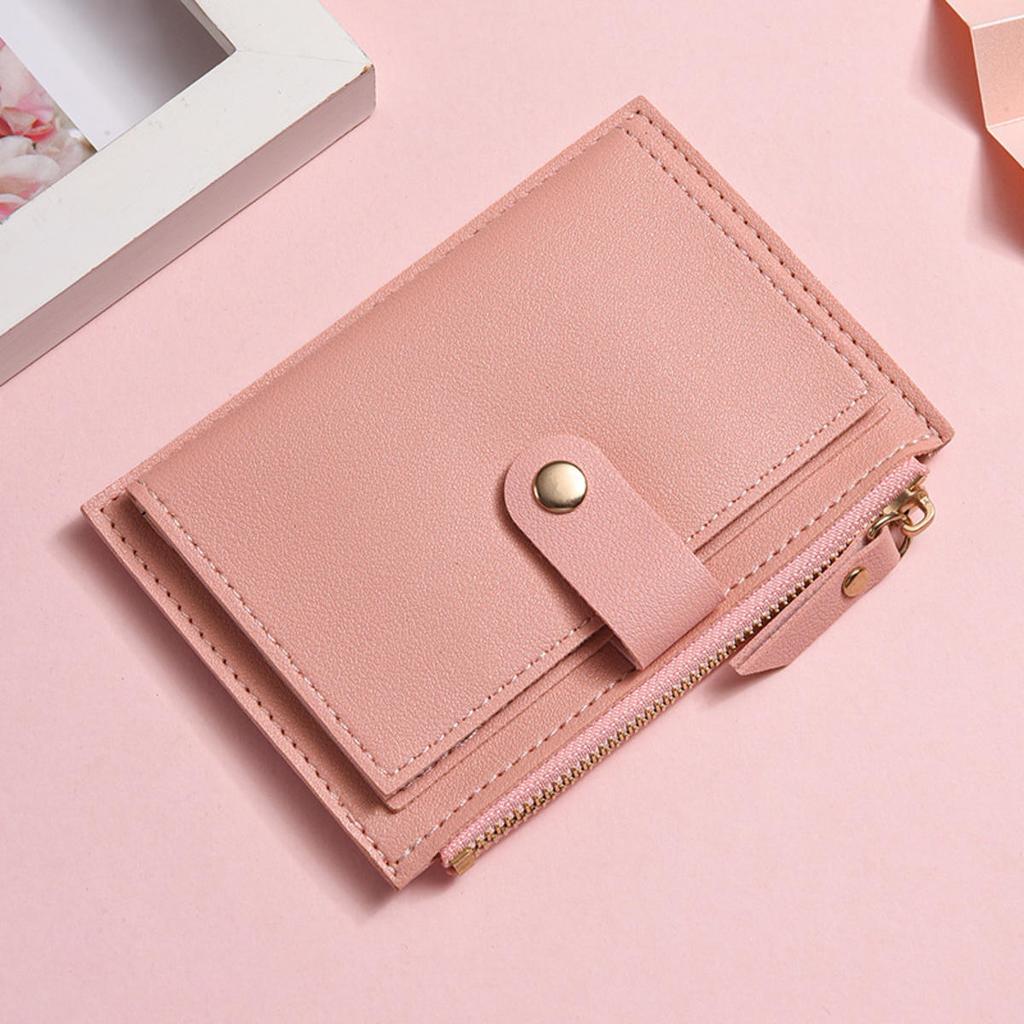 Cute Fashion PU Leather Mini Coin Purse Women Solid Color Credit Card Holder Bags Small Wallet Money Bag Purse Card Holder High Fast Delivery