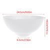 245Mm Opening White Pp Plastic Lamp Shades With Bowl Pattern For E27 Torchiere Lamp Cover Replacement Lighting Accessory