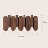 Luxury Wall Coat Rack Walnut Wood Clothes Dress Hanger Hooks Backpack Coat Pants Interior Furniture Bedroom Clothing Storage