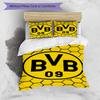 3pcs Football Team (5) Design Cover Set - HD Printed Bedding with 1 Cover and 2 Pillowcases - Perfect for Home and Dorm Decor