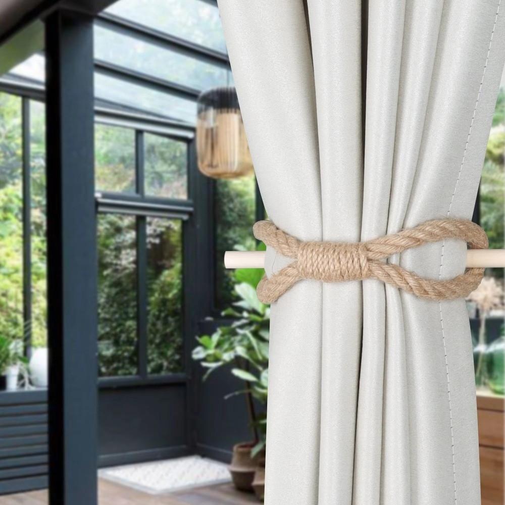 Handmade Curtain Binding Rope Simple Curtain Buckle Curtain Tiebacks  Home Decoration