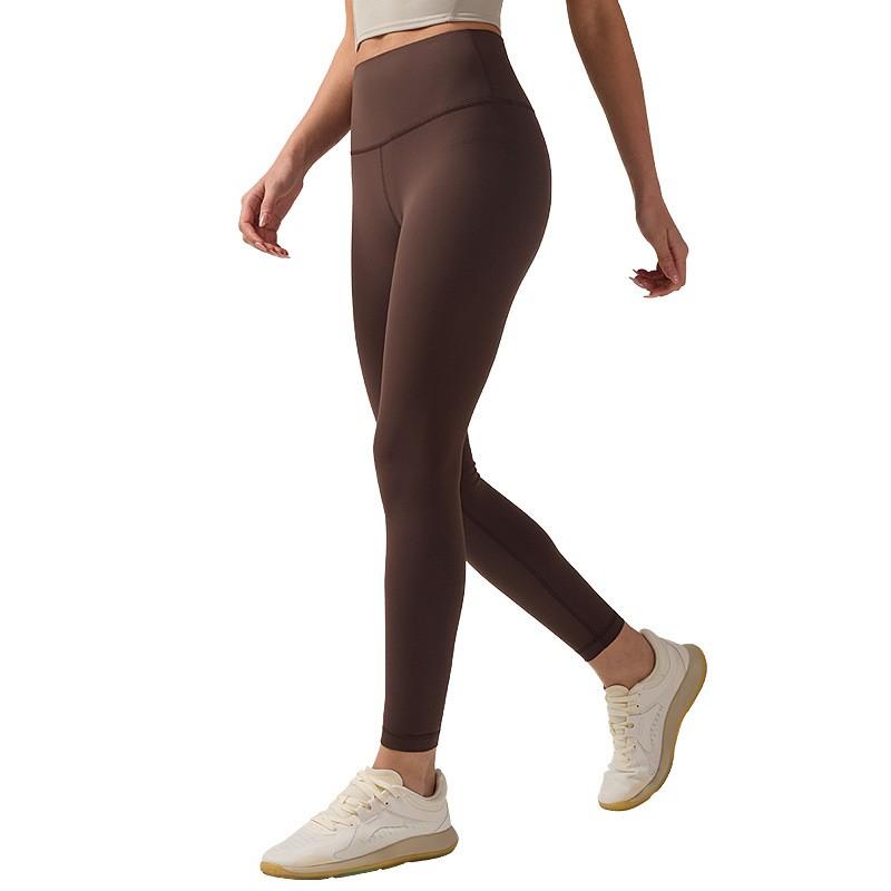 Womens High-Waist Seamless Yoga Leggings With Butt-Lifting Effect Stretch Comfort Fit Long Pants