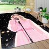 1Pc Winter Performance Pink Carpet Rug Customizable Soft Washable Antislip Home Living Room Sofa Mats Personalized Rug 0917182