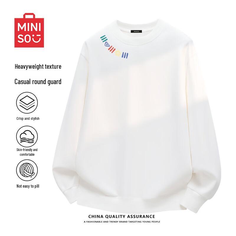 MINISO Heavyweight Oversized Crewneck Sweatshirt