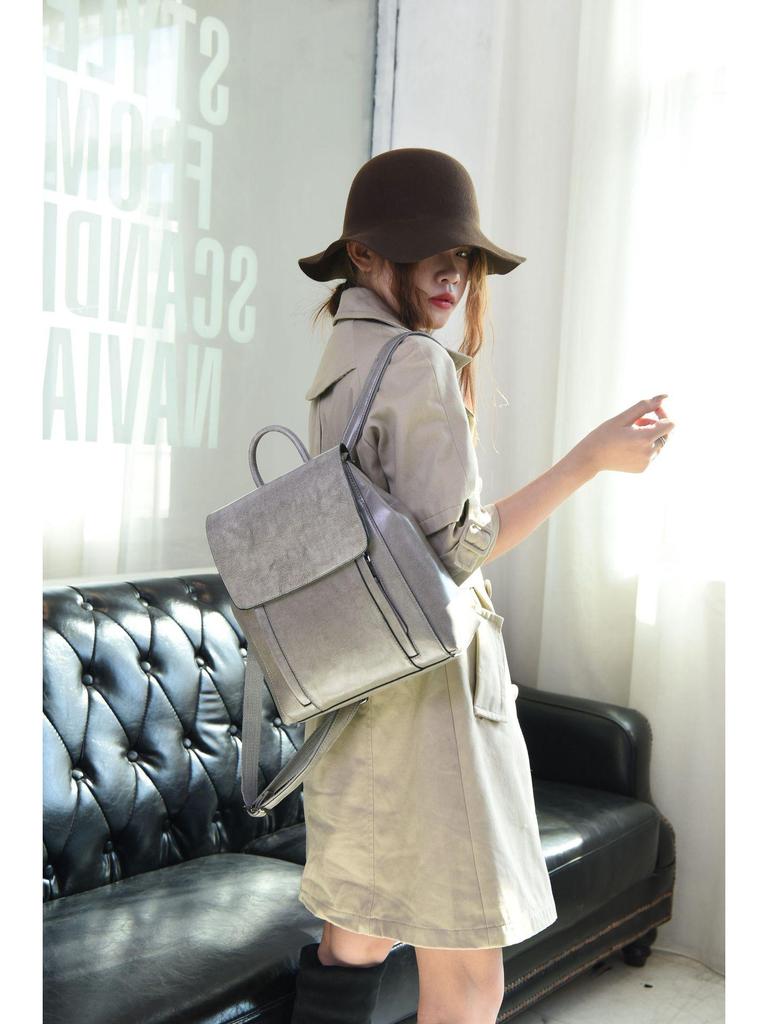 2025 Damenmode Rucksack aus echtem Leder - Multifunktional und stilvoll