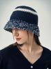 Olinkeompeulliteu Breeze Knit Bucket Hat (Navy)