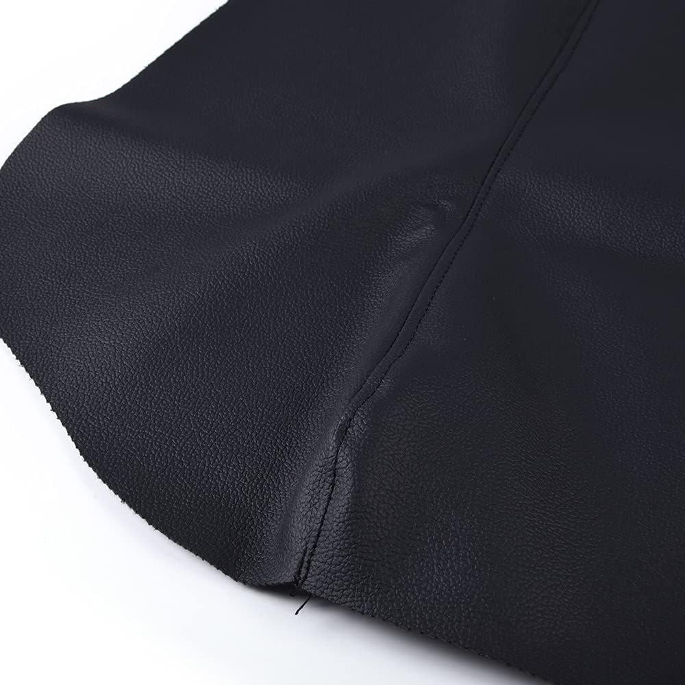 G-PLUS Leder Sitzbezug Kompatibel mit Polaris Sportsman 400 500 600 700 1996-2004 Standard ATV Sitzschutz Ersatz Schwarz