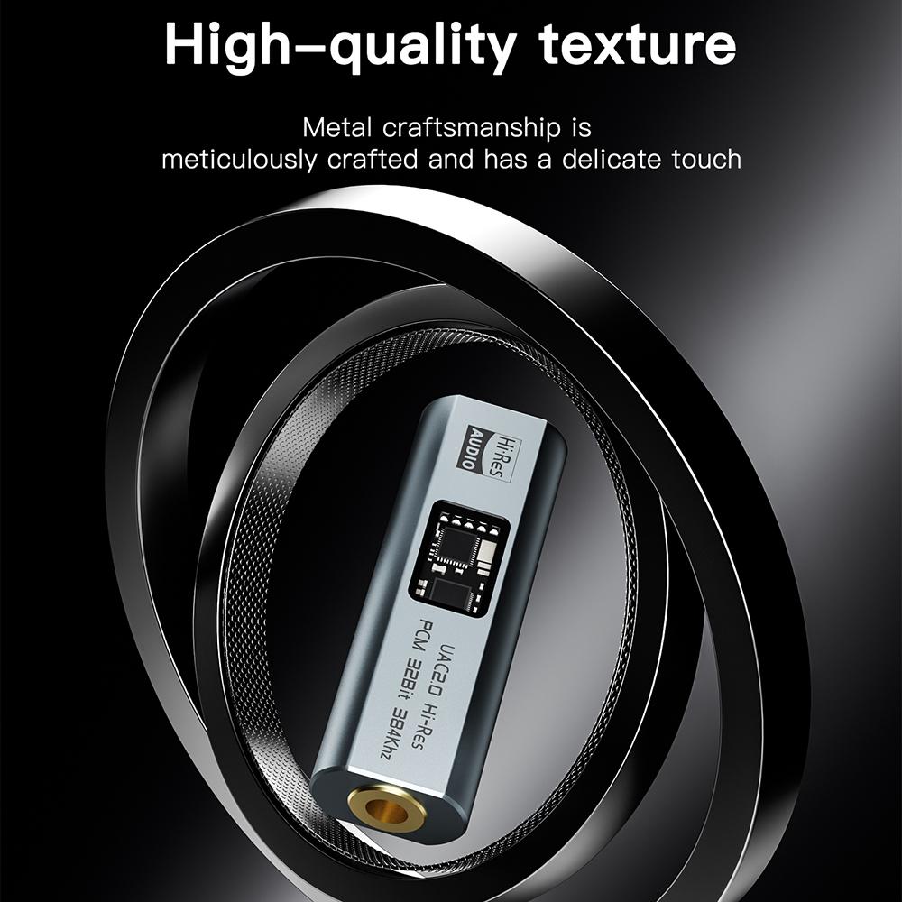 KEYSION USB C Type-C To 3.5mm DAC CX31993 MAX97220 Dual Chip Digital Audio Amplifier UAC2.0 HiFi Audio Adapter AMP 32bit 384KHz