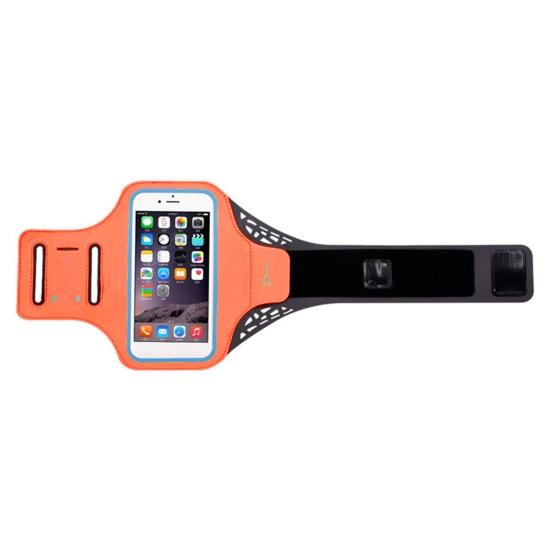 

Браслет для телефона с сенсорным экраном, регулируемый водонепроницаемый широкий совместимый держатель для мобильного телефона, сумка для хранения, спортивные принадлежности L оранжевый