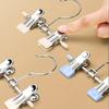 5/10 STÜCKE Multifunktionale Wäscheklammer Kleiderbügel Kleiderhaken Schnalle Metall Edelstahl Hut Rock Hose Clip Kleidung Kleiderschrank Aufbewahrung