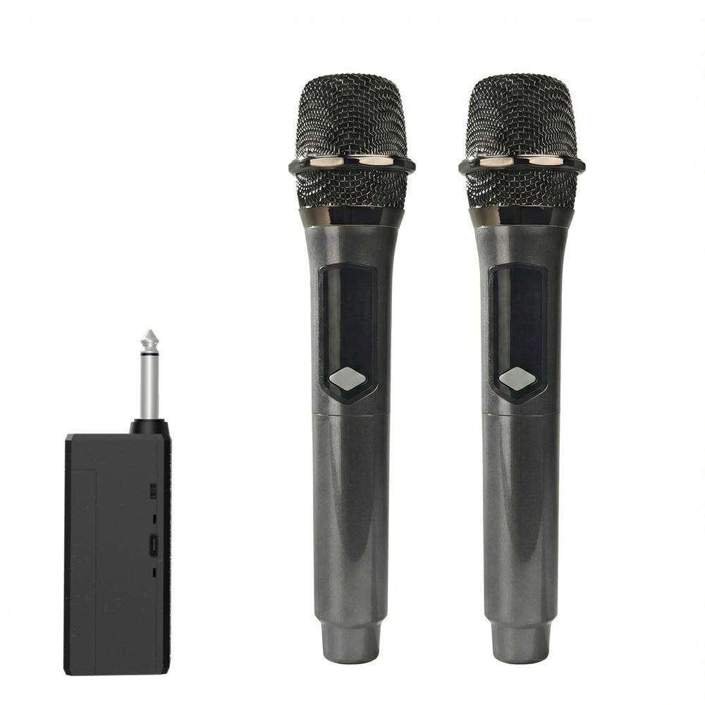 Wireless USB Microphone Duo Set for Home Use