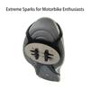 Motorcycle Shoe Cover Silicone & Metal Protective Gear Skateboarding Not Slip Shoe Cover for Enhances Grip & Durability