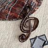 Fashion Leopard Mobius Strip Shape Hair Claw Clip For Women Large Size Barrettes Musical Note Hairpin Ponytail Hair Accessories