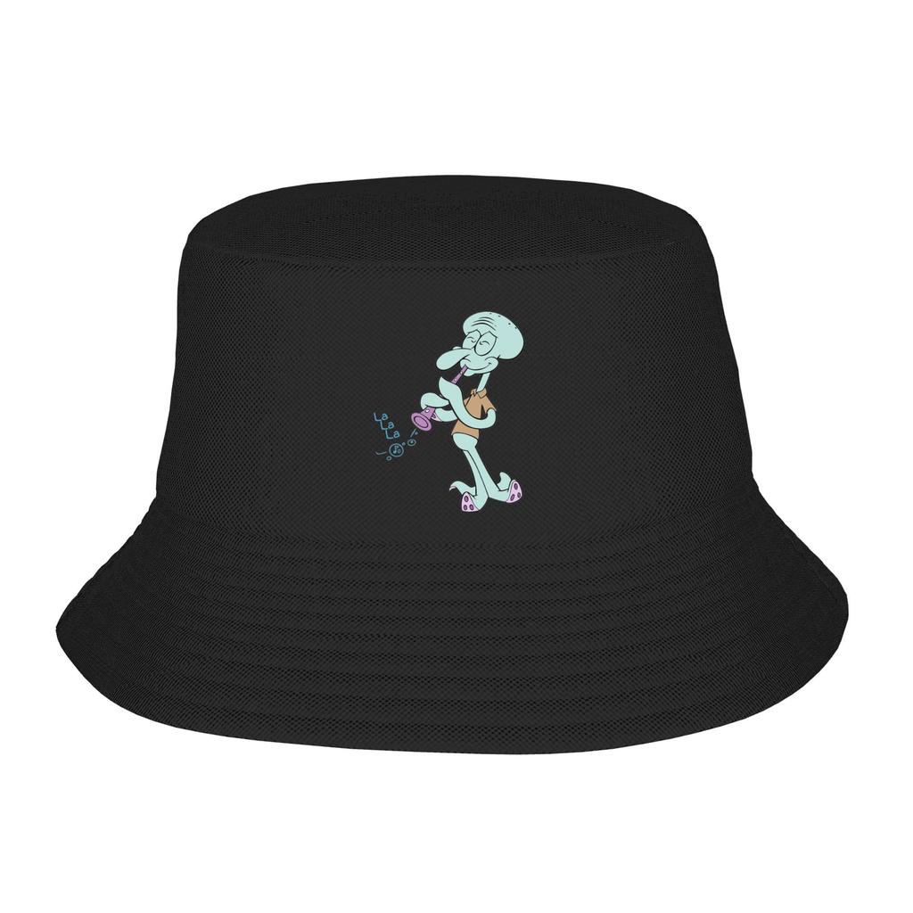 Spongebobs Bucket Hat  Hawaii Fisherman Caps Soft Fold Hunting Sunscreen Hats For Couple Funny Graphic Cap