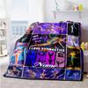 Gymnastics Customize Text Blanket Multi-purpose Customizable Blanket Ultra-Soft Great for Living Room Couch Home Decor Seaside Ideal for All Seasons