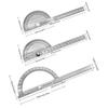 Stainless Steel Angle Meter Protractor with Metal Finder 180 Degree Goniometer for Woodworking Measurement Tool