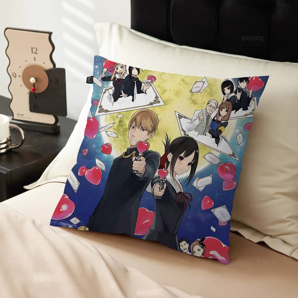 Anime K-Kaguya-Sama Love Is War Lucky Dragon pillow cover sofa cushion cover home room decoration children gift
