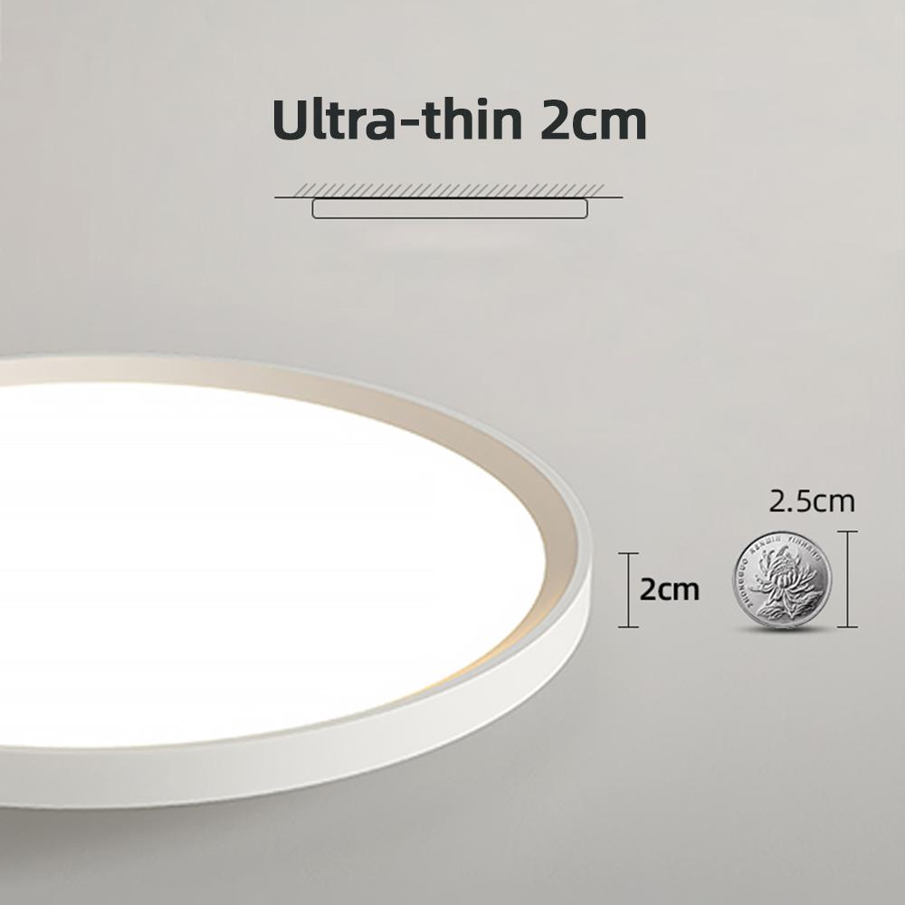 LED Ceiling Light Modern Small Round Dustproof and Waterproof Light LED Panel Light Entrance Utility Room Bathroom Light