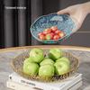 KANGMO Light Luxury Stainless Steel Fruit & Snack Plate