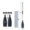 Aluminum Alloy Float Afloat Oars Fitting Reinforced Plastic Paddle Long  Canoe Raft