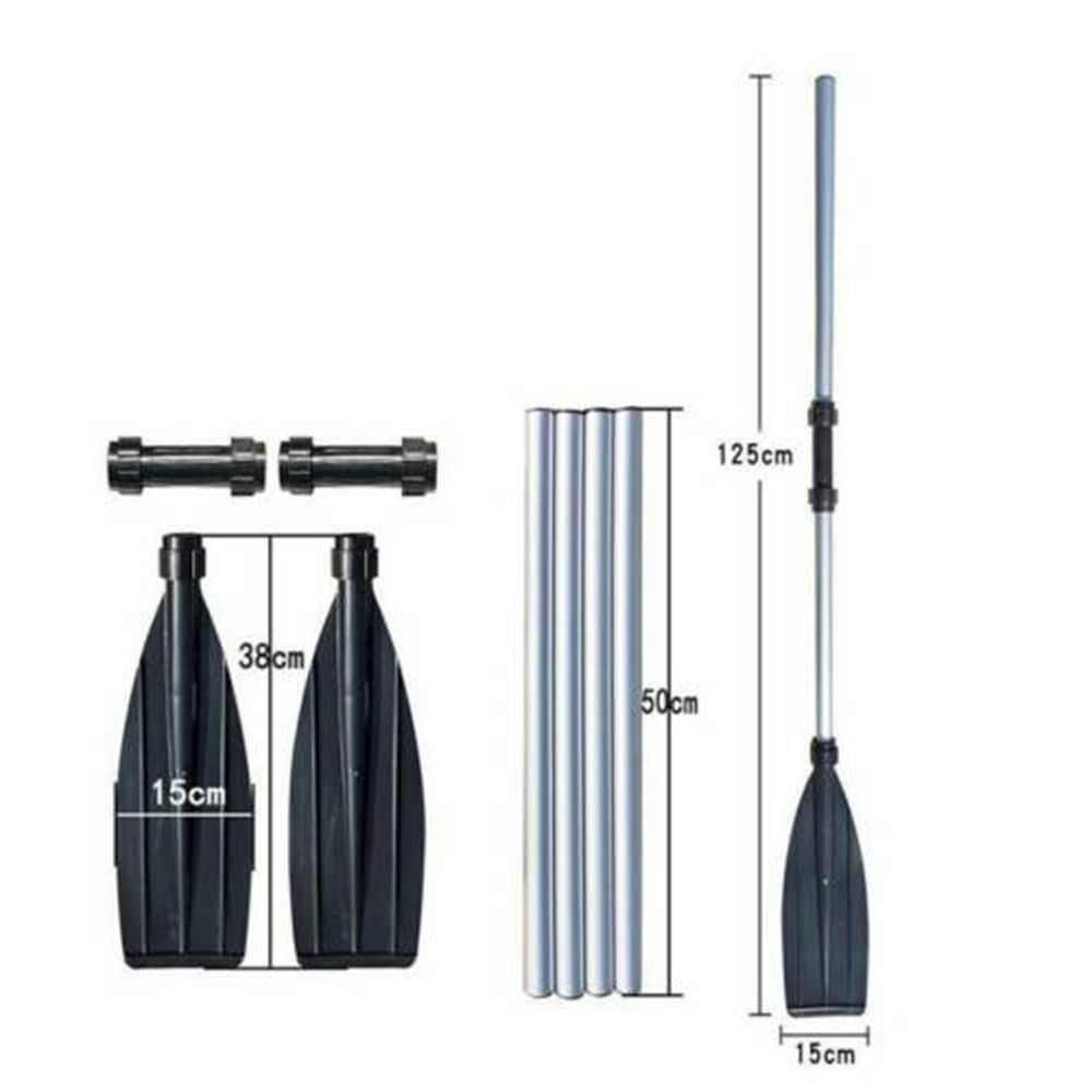 Aluminum Alloy Float Afloat Oars Fitting Reinforced Plastic Paddle Long  Canoe Raft