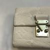 Used Louis Vuitton Monogram Empreinte Metis Compact Wallet White