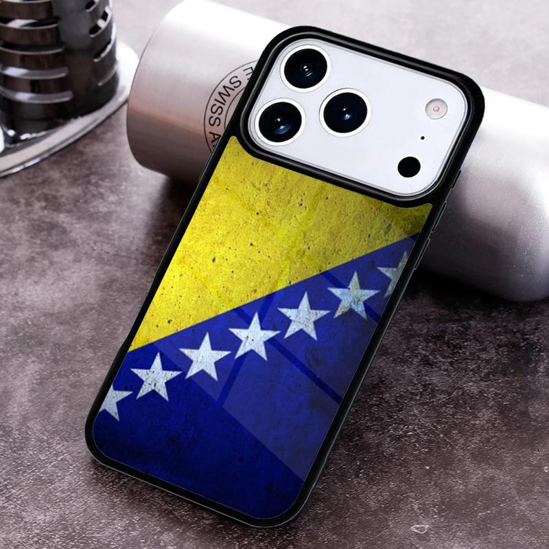 Bosnia and Herzegovina Flag Phone Case For iPhone 17 16 15 14 13 12 11 Pro Max Plus 17Air Soft Silicone Cover