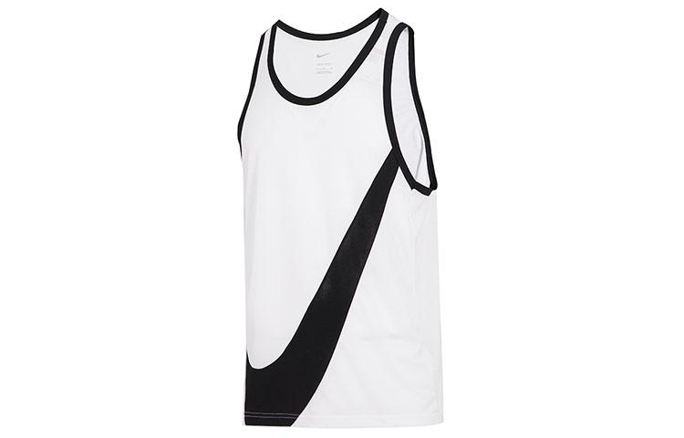 Nike Tank Tops Men s White Crew Neck Moderate Straight Fit DH7133-100 L