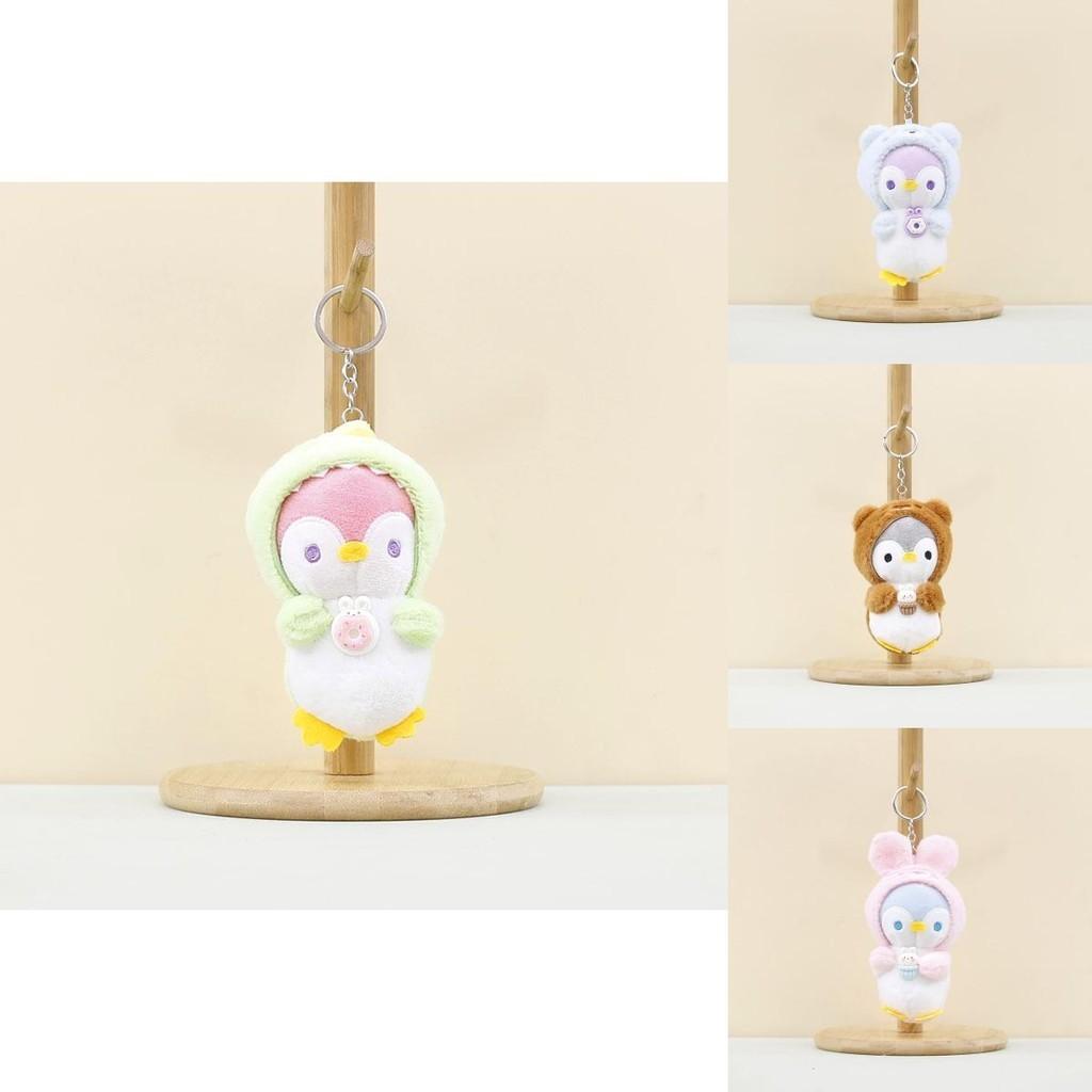 Adorable Plush Penguin Doll Keychain Cute Cartoon Animal Pendant Soft Toy