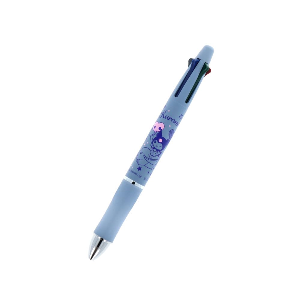 Stationery My Melody Sanrio Characters Merchandise Multicolor Ballpoint Pen and Mechanical Pencil Grip Kuromi S4659414 Sun-Star Dr. 4+1
