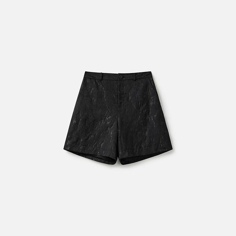 Broadcast Women's Lace Patchwork Straight-Leg Shorts