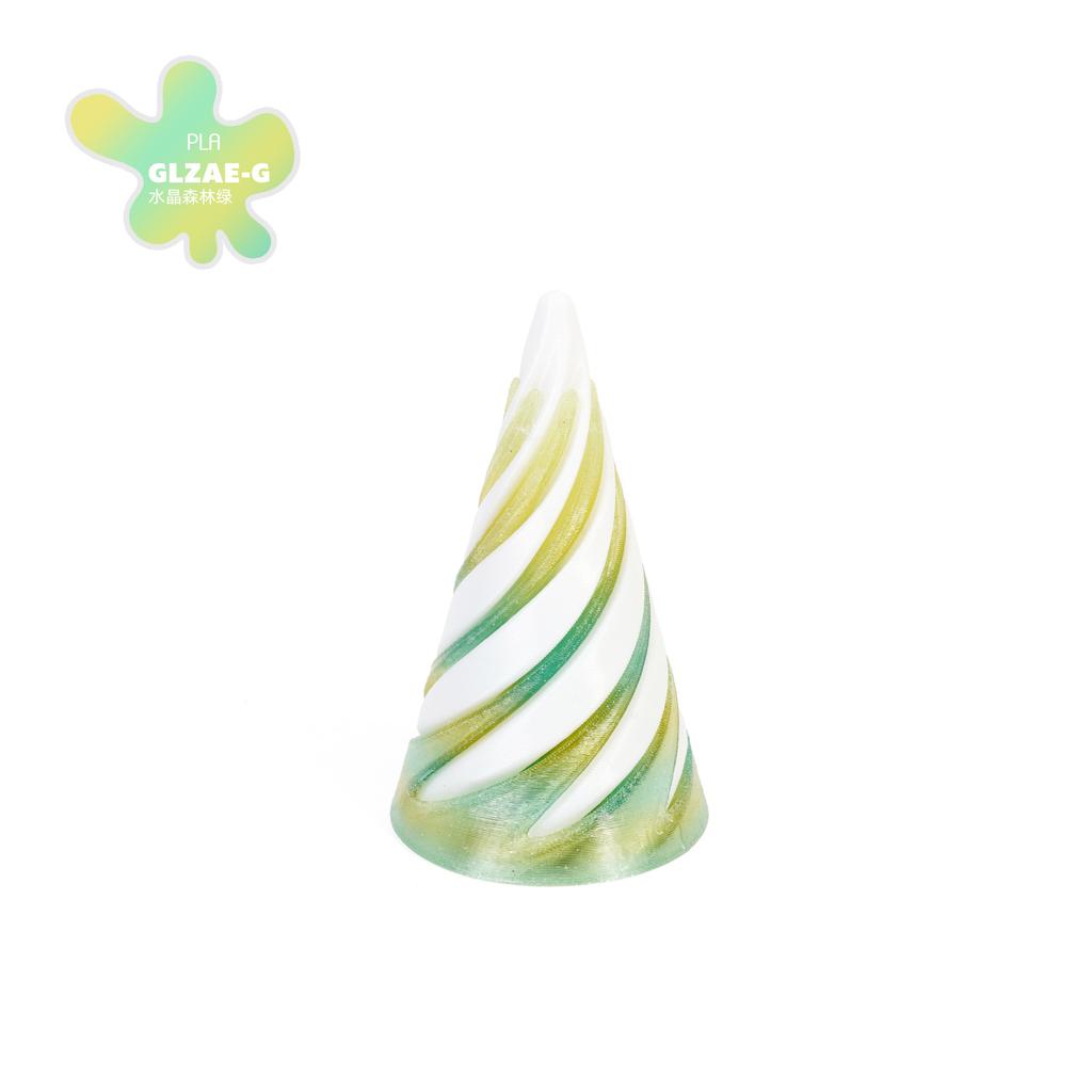 3D Printed Decoration Mini Vortex Printed Spiral Conae Fidget Toy Impossible Pyramid Passthrough Sculpture Thread Illusion Gift