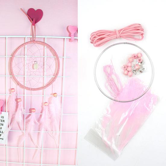 1 Set Dream-catcher Making Kit Exquisite Wide Application Wire DIY Decorative Hanging Crochet Kit for Gift
