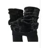 Winter Black Thermal Quality Plush Tights