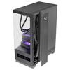 Boîtier Gaming ATX - MARS GAMING - MC PULSAR - Écran LCD Frontal - Double Verre Trempé - USB-C Noir