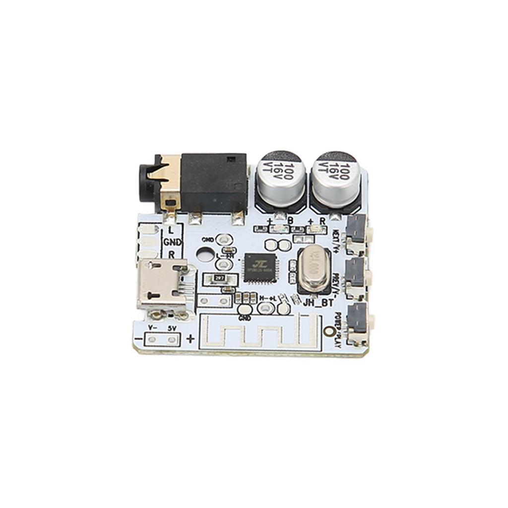 Bluetooth 5.0 Audio Receiver Board Wireless Stereo Music Amplifier Module for MP3 PlayerWhite