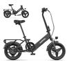 HillMiles Mile 1 Folding E-Bike: 250W Motor, 60km Range, 14" Wheels, 23kg Lightweight