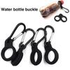 1/5PCS Hook Camping Hiking Tool High Quality Aluminum Sports Kettle Buckle Outdoor Carabiner Water Bottle Holder Rubber Buckles