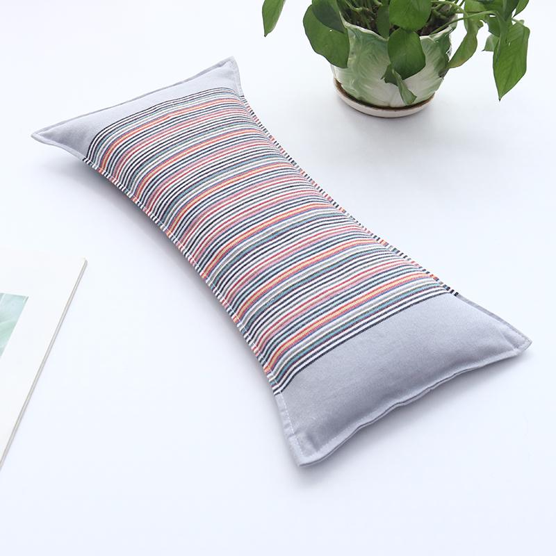 Подушка-поддержка для поясницы из гречихи и полыни - Подушка для талии и шеи для кровати и дома Buckwheat Hull Filling (Mild Scent)