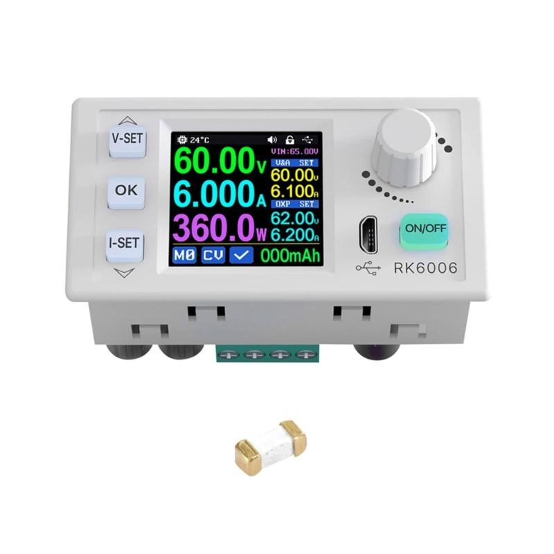 Digital Power Supply 0 60V 0 6.0A Adjustable Designs With USB Communication and Cooling Fan Systems High Performances