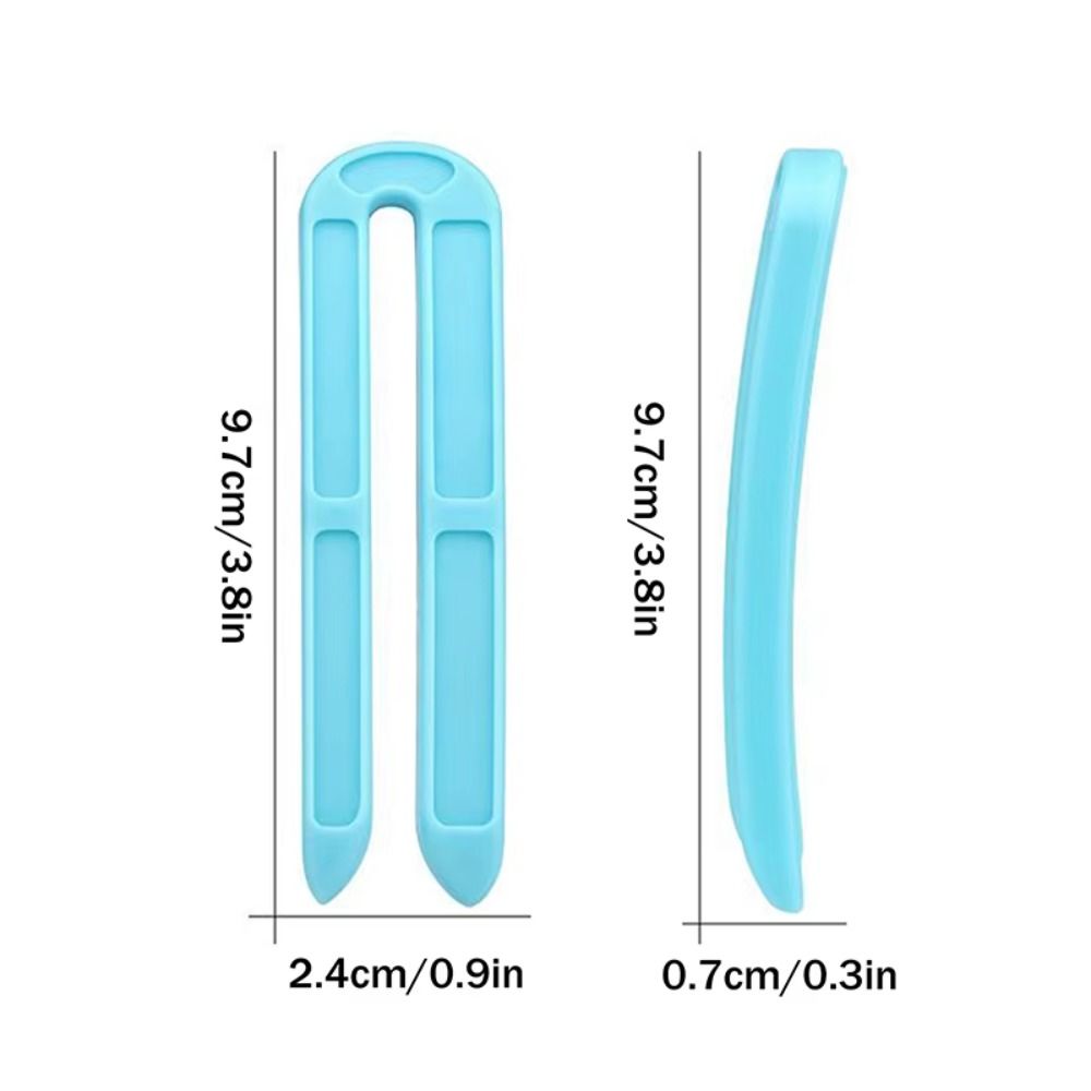 10pcs Durable Hair Perming Clip Anti-Slip Insulation Clip U-shaped Clips Home Hair Styling